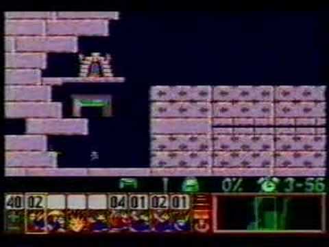 Lemmings Sunsoft 5 Part 2. Common solution. Another, slightly easier.