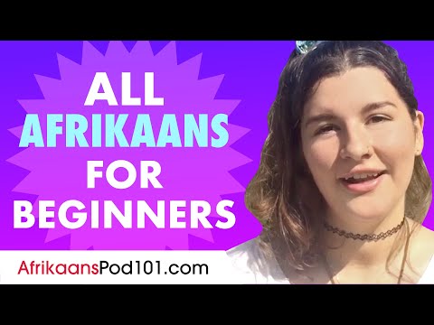 Learn Afrikaans Today - ALL the Afrikaans Basics for Beginners