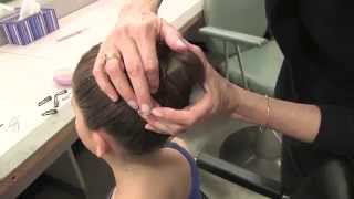 The Washington School of Ballet Hair Bun Technique for Thick Hair