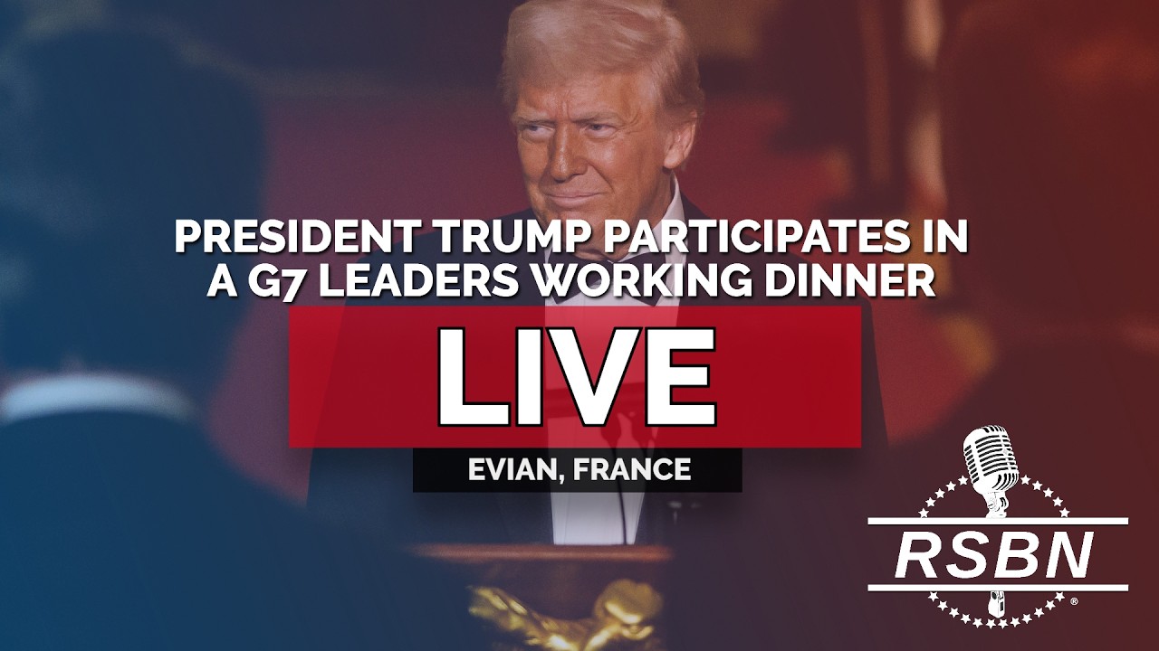 LIVE: President Trump Participates in G7 Leaders Working Dinner - 06/15/26