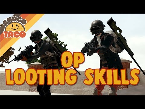 chocoTaco and Znafer are OP at Looting - PUBG Gameplay