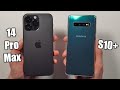iPhone 14 Pro Max vs Samsung S10 Plus 🔥 Speed Test
