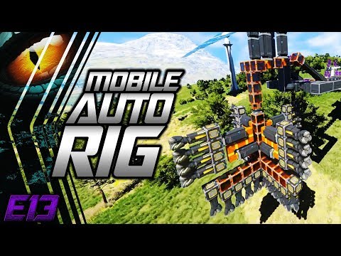 Mobile Automatic Mining Rig Part 1 - Constructing The Drill | Space Engineers DIC Expansion | E13
