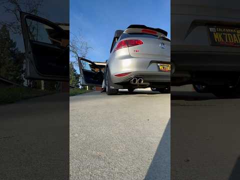 Mk7 Golf TSI 1.8 Muffler delete vs Muffler & resonator delete