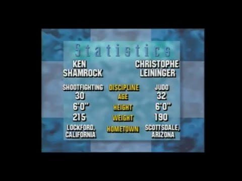 Ken Shamrock vs. Christophe Leninger - UFC 3