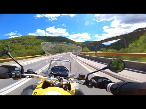 BMW R1200GS Adventure - ONLY EXHAUST SOUND - ONBOARD 4K !!!