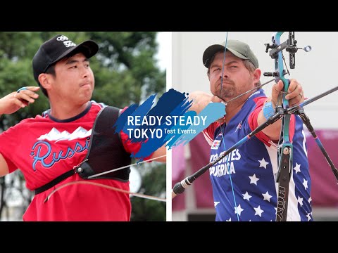 Arsalan Baldanov v Brady Ellison – recurve men quarterfinal | Tokyo 2020 Olympic Test