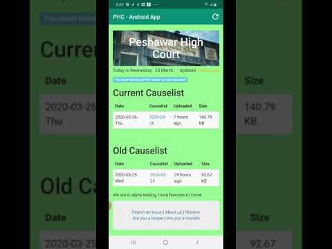 PHC Causelist