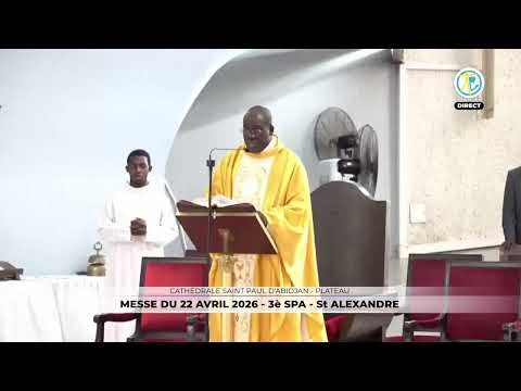 Messe de 12h30 du 22 avril 2026 en direct de la Cathédrale Saint Paul d'Abidjan - Plateau