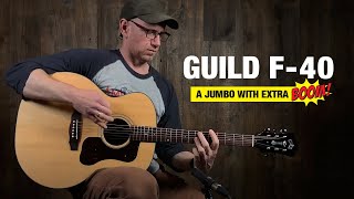 Video thumbnail for Guild F-40 Traditional - A Monstrous Jumbo Acoustic! by Acoustic Letter