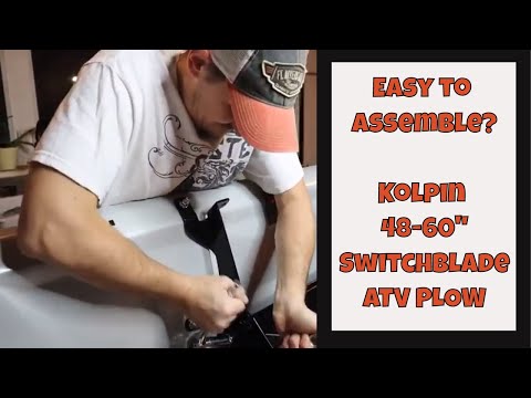 Putting Together the Kolpin Switchblade ATV Snow Plow | First Impressions