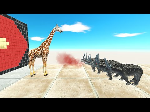 GORGONS BLOW UNITS FROM THE ARENA | ANIMAL REVOLT BATTLE SIMULATOR