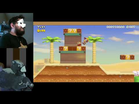 Super Whithie World - Desert World, part 1 (SMM2 streams #92)