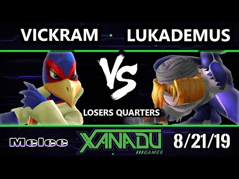 S@X 316 SSBM - Vickram (Falco) Vs. Lukademus (Sheik) Smash Melee Losers Quarters