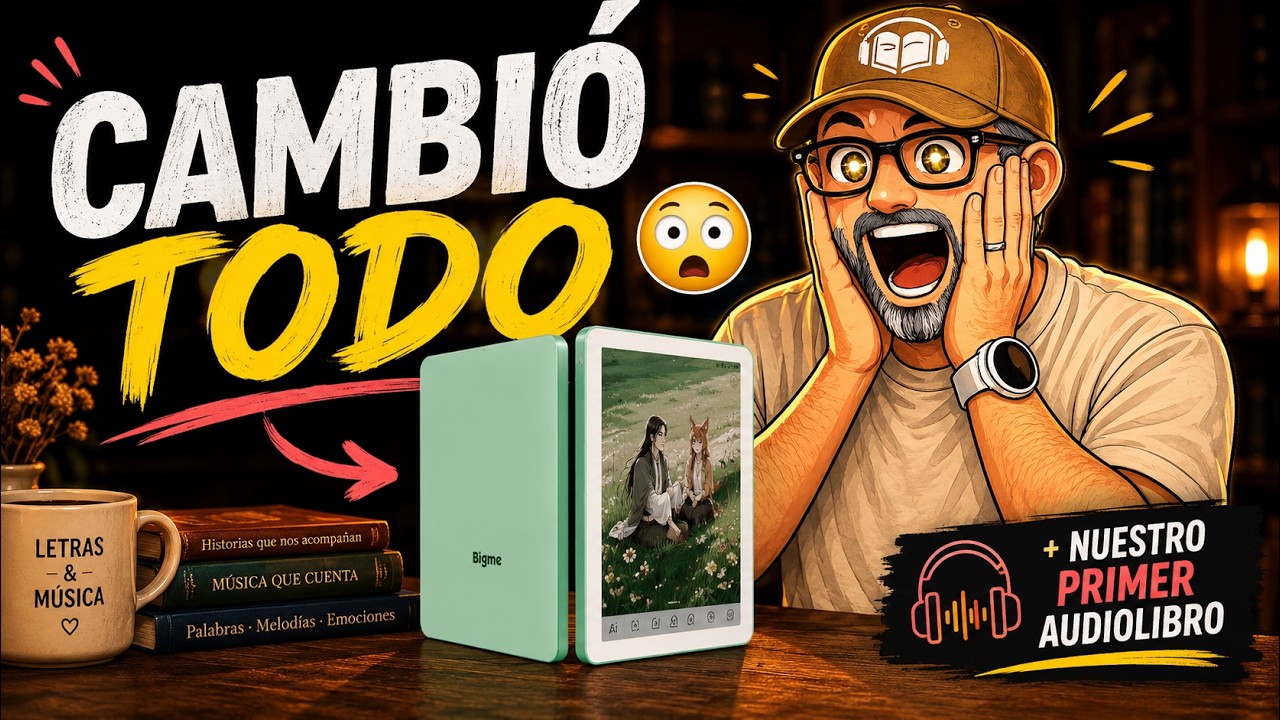 CAMBIA TODO 😳 Regalamos este eReader y lanzamos nuestro primer audiolibro
