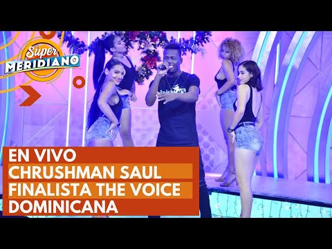 Chrushman Saul finalista en The Voice Dominicana entrevista + presentacion en vivo