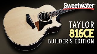 Video thumbnail for Taylor 816ce Builder's Edition Acoustic-electric Guitar Demo by Sweetwater
