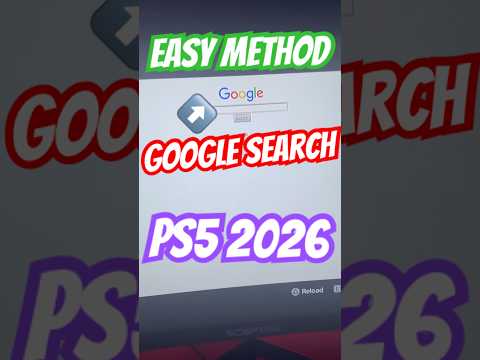 How to get GOOGLE browser on PS5! 2026 Search anything #ps5 #playstation #gaming