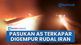 Pangkalan AS di Arab Saudi Diserbu Puluhan Rudal & Drone Iran, Prajurit AS Terkapar Dihantam Bom