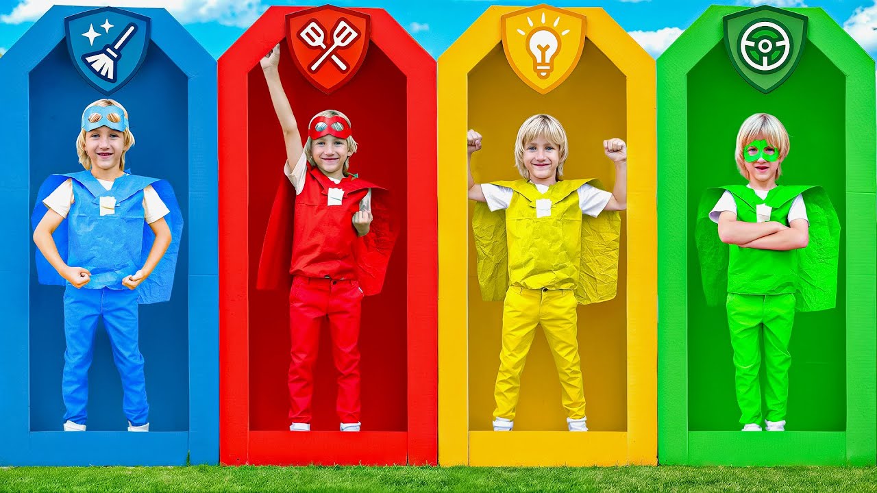 Superhero Adventures for kids with Dima!