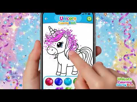 Baby Unicorn Coloring Book