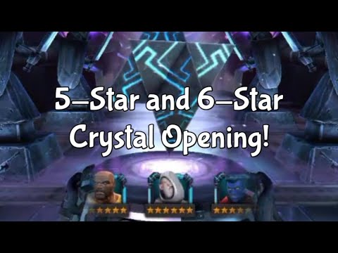 BIG 5x 5-Star Featured Crystals + A 6-Star Crystal Opening! || Marvel Contest Of Champions