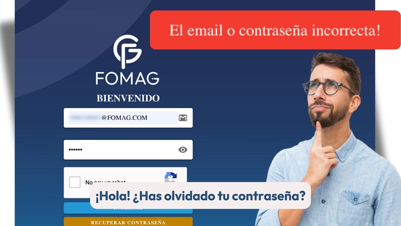 Recuperación y/o cambio de contraseña
