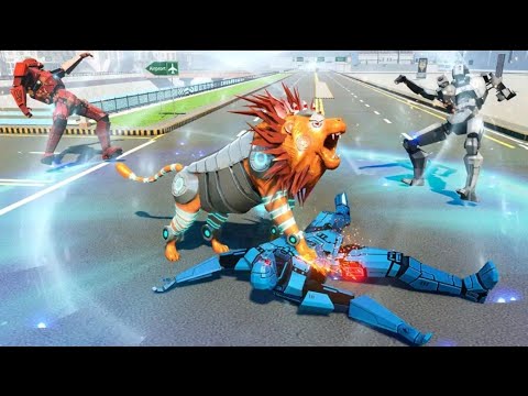 Lion Robot Transform Bike Robot Shooting (Android Gameplay FHD)