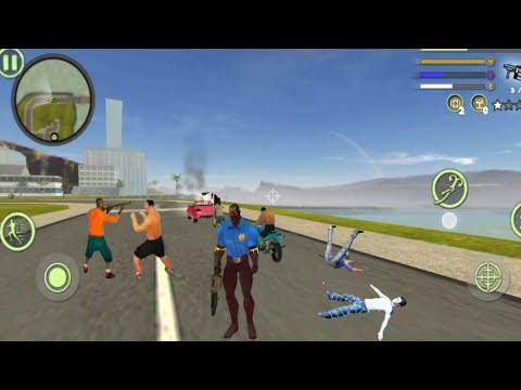 Panther Police Rope Hero Vice Town Crime Simulator #1 - Android Gameplay