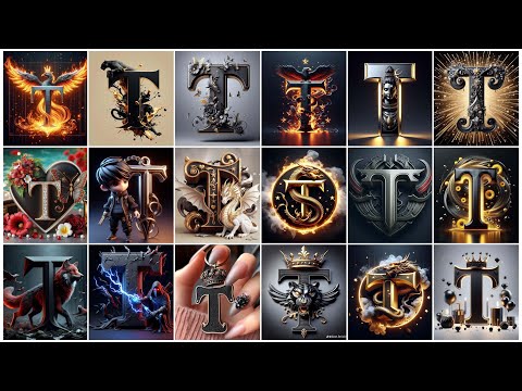 Black T Letter Dp images for Whatsapp ❤️Letter Whatsapp Dp images🌷Black Alphabet Profile Pictures