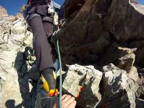 Ascent via the Hornli Ridge of the Matterhorn