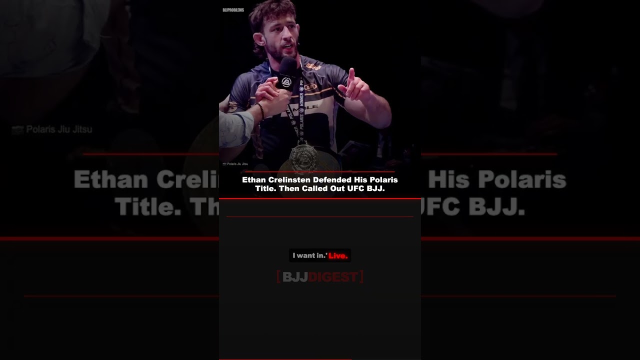 Ethan Won Polaris. Then Called Out UFC BJJ. #Shorts