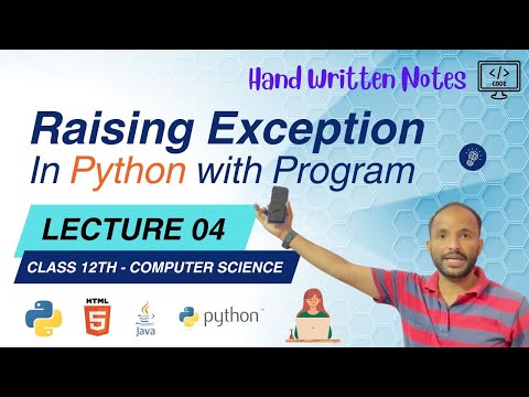 Lec 07 Learn CATCHING EXCEPTION in Python Exception Handling Tutorial Program Example