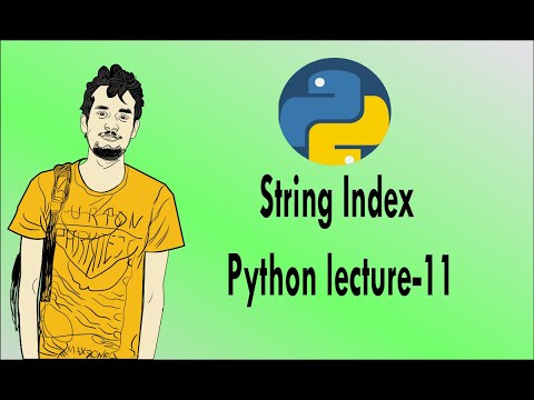 Python Bangla Tutorials 11 String Index