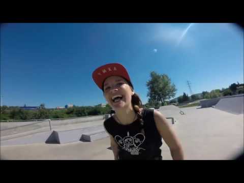 Skatebords rider Ymka Shix - Natalia Bystrova (skategirl)