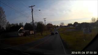 preview picture of video 'Bad Driver on Old Airport Rd in Bristol VA 2014 04 24'