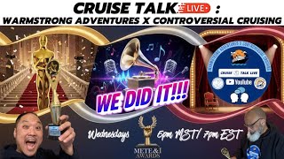 Cruise Talk Live - WE DID IT!!! AWARD WINNERS TWO YEARS IN A ROW!