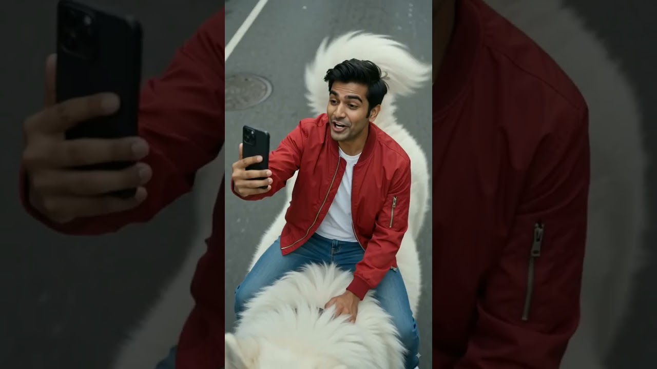 Jab aapka pet dog ban jaaye GIANT! 🐶#shorts #viral #dog #ai #giantdog #trending  #animal #ytshorts