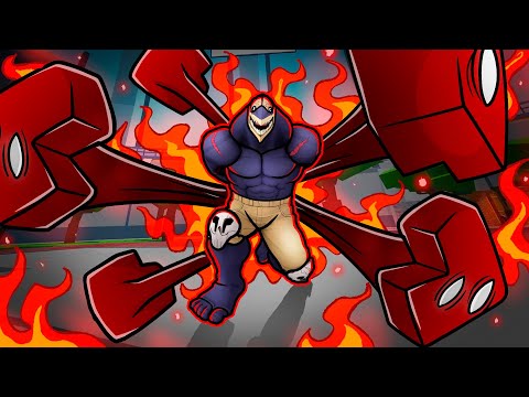Trapping the NAMU BOSS in The PRISON REALM in Roblox Heroes Battlegrounds