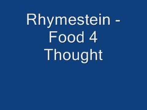 Rhymestein - Food 4 Thought