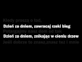 Patrycja Markowska Dzień za dniem - Lyrics ...