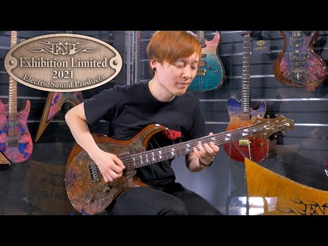 ESP Guitars: 2021 ESP Exhibition Limited EX21-33 MYSTIQUE-CTM-FT NT