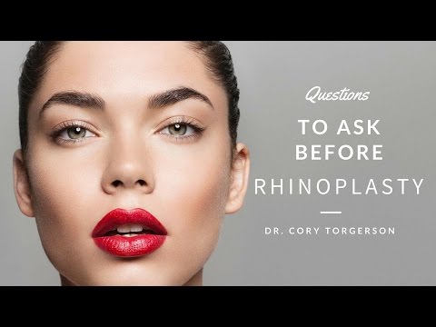 Questions to Ask Before  Rhinoplasty | Toronto - Dr. Cory Torgerson