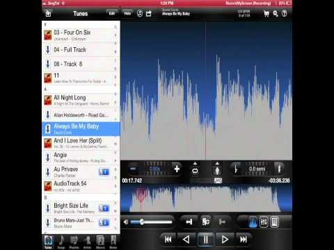 Bedhairguitarist: Anytune Pro+ basic tutorial