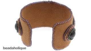 How to Cover a Cuff Bracelet in Ultra Suede and Add a Decorative Edge