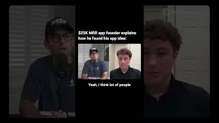 $25K MRR app founder explains how he found his app idea 🙌