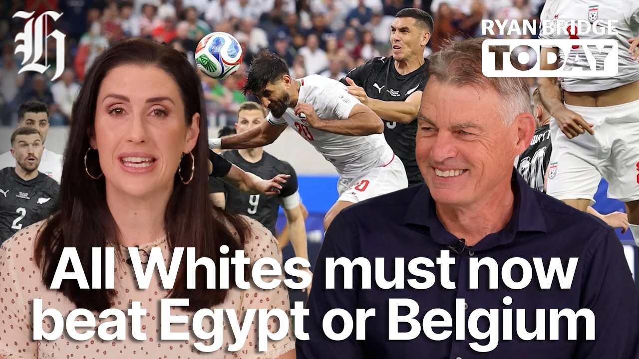 Fred de Jong: All Whites must now beat Egypt or Belgium | Ryan Bridge TODAY