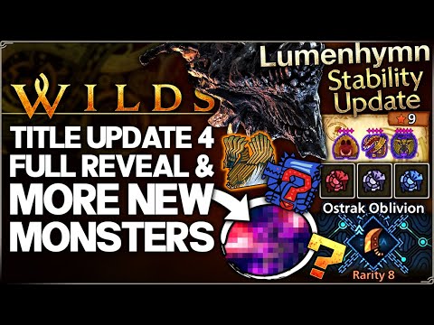 Monster Hunter Wilds - 3 NEW MONSTERS CONFIRMED - Title Update 4 is MASSIVE & New Endgame Reveal!