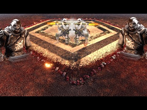CAN 4,000,000 ORC FIGHTERS GET DESTROY THE SPECIAL FORCES DEFENSE - Epic Battle Simulator 2 - UEBS 2