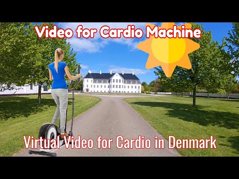 Virtual Video For Cardio Machine Workout 👉 Frederiksdal Gods and the dike